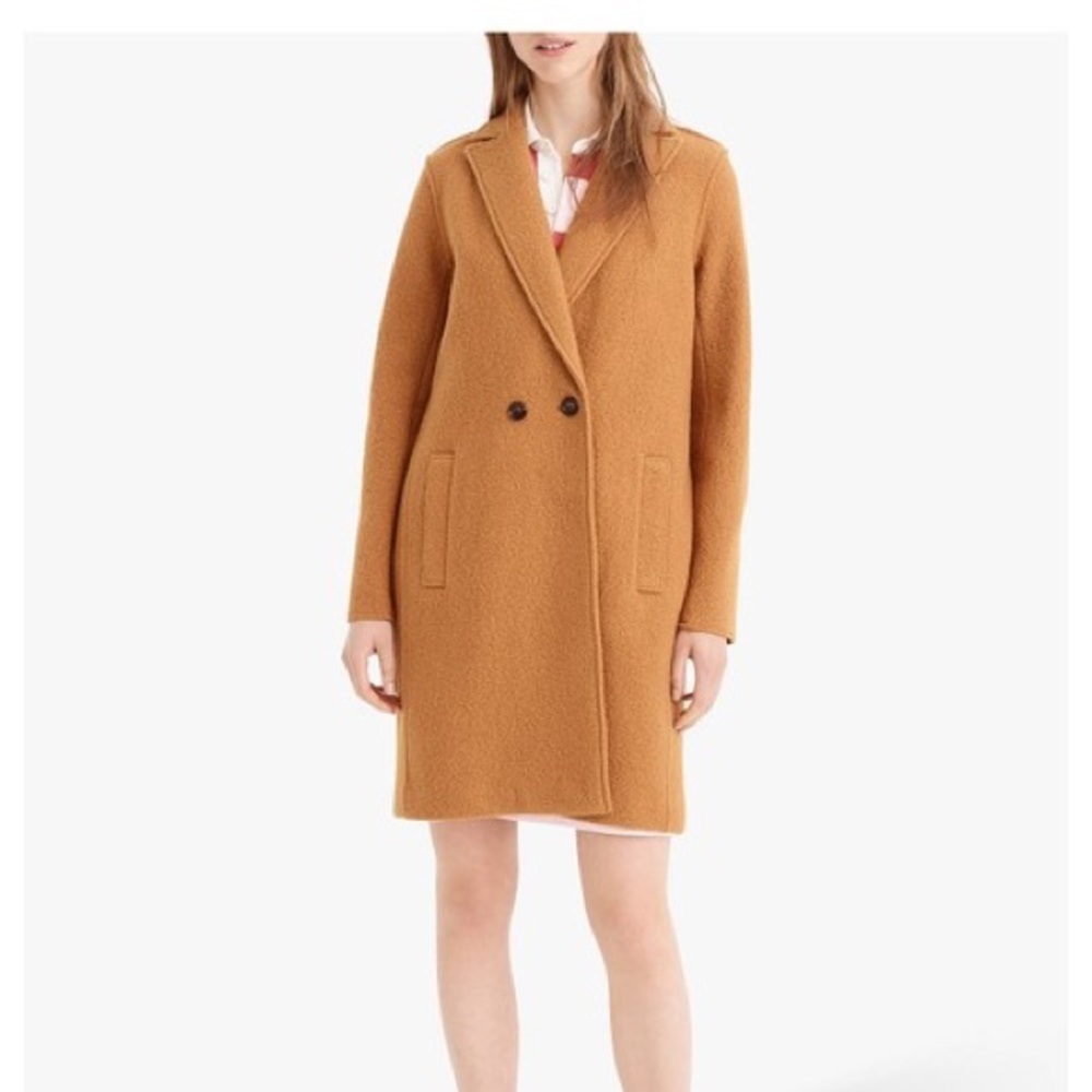 J.Crew Daphne topcoat in Italian boiled wool